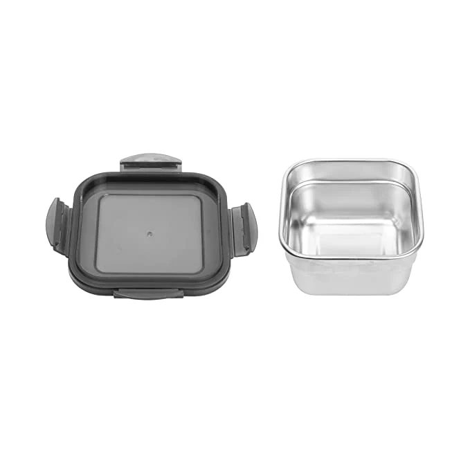 Lunch Box , High Steel Container- 350 ML_850 ML, Set of 2 - Image 5