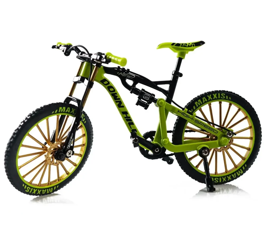 Diecast Toy Bikes 1:8 Model Big Mountain Bike Toy Green | Alloy Diecast Model Cycle – Perfect Gift for Kids