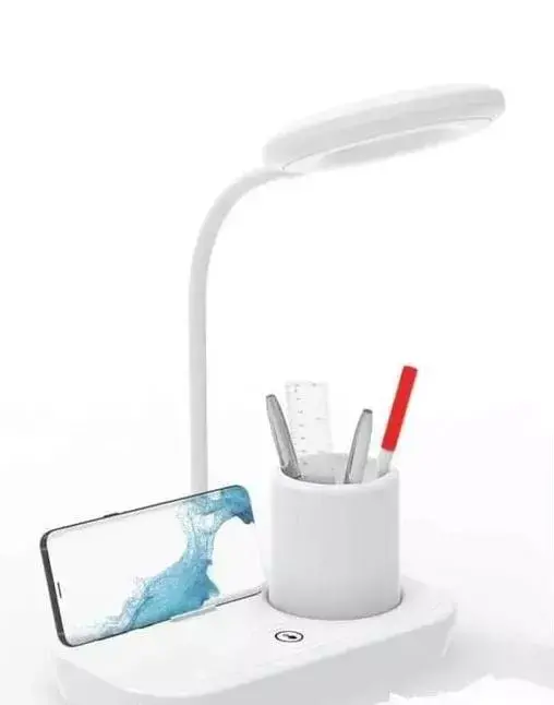S 978 LED TABLE LAMP, MULTI FUNCTINAL PEN HOLDER, 4 IN 1 TOUCH DIMMER LIGHTS - Image 2